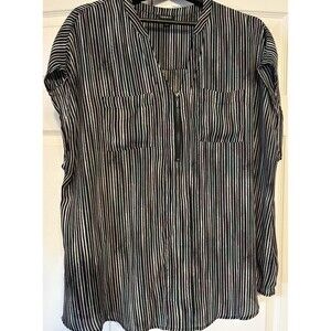 Georgette Zip-Front Dolman Blouse From Torrid